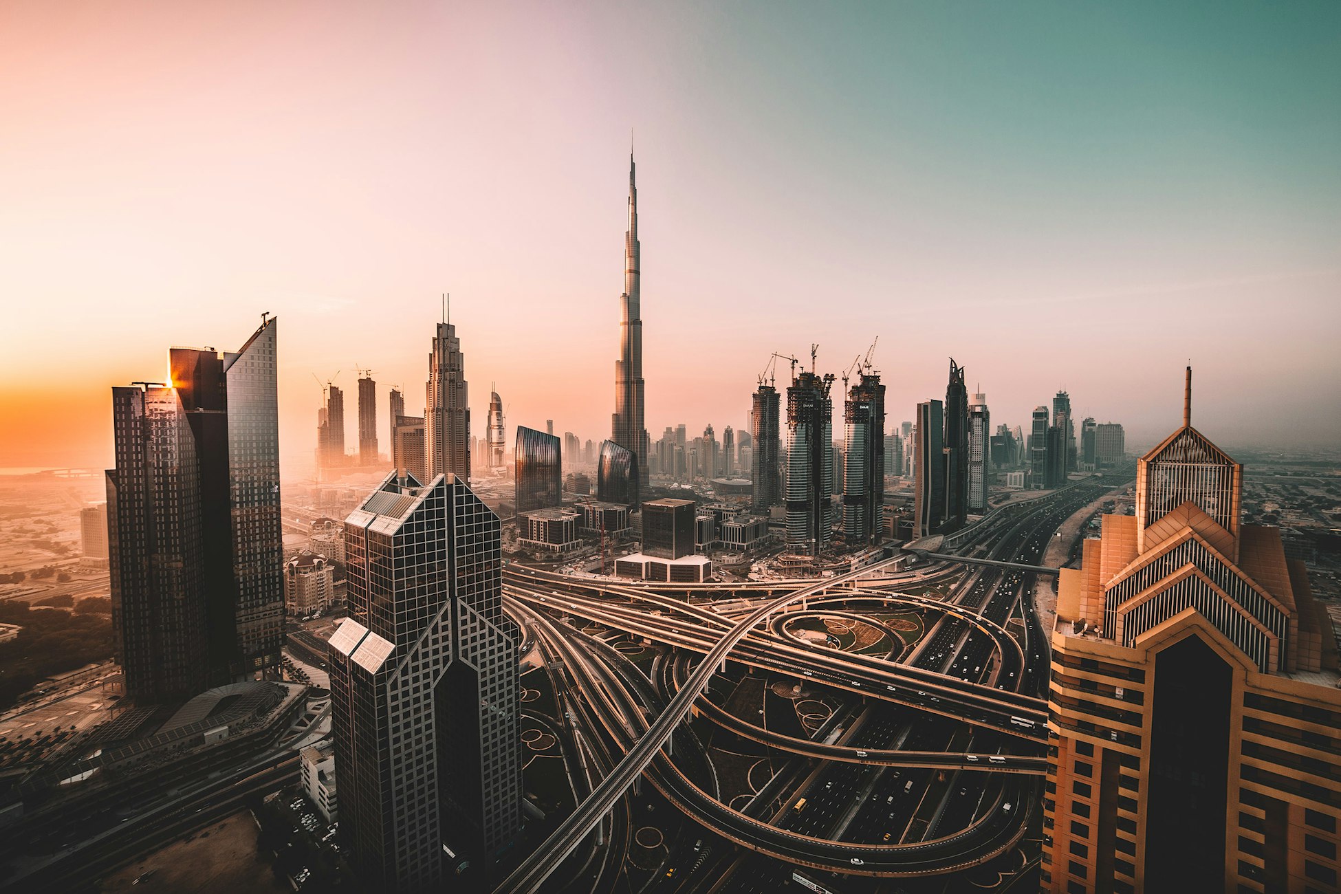 Dubai Business Skyline